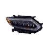LED Headlight Assembly for 14-16 Nissan X-Trail: Crystal Lens DRLs & Flowing Turn Signals