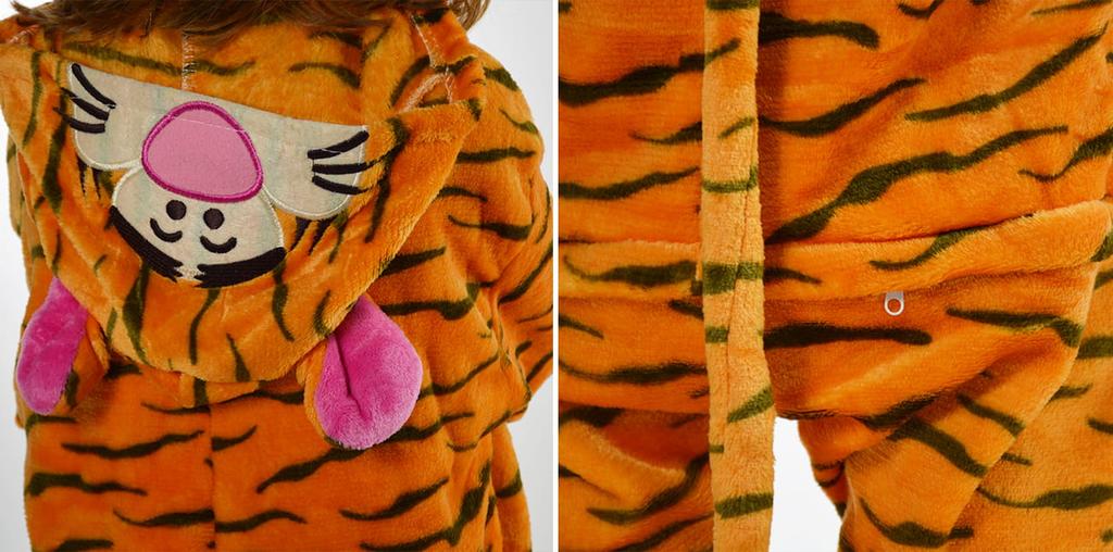 Onesie kinderen 038pcN tijger - 98-104