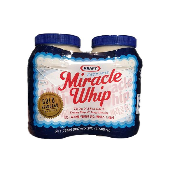 Kraft Miracle Whip Dressing 887ml x 2 One thing