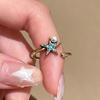 Retro Starfish & Seashell Pearl Enamel Ring for Women - Stacking Finger Accessory