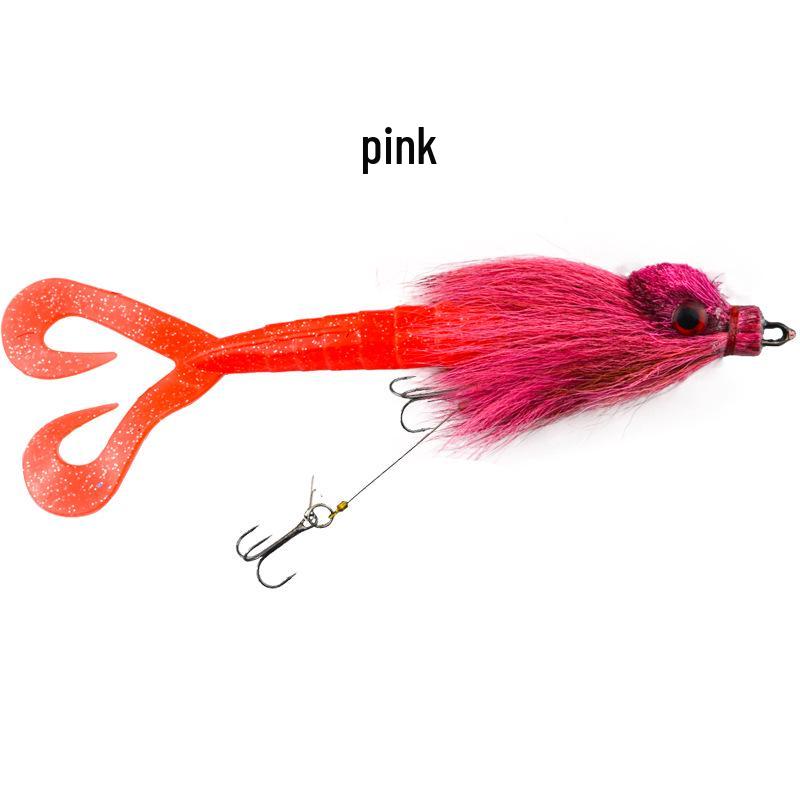 Bionic Soft Bait Water Mouse Deer Hair Lure for Deep Sea Fishing
