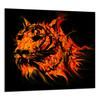 PANEL SZKLANY DO KUCHNI 65x60 Tygrys
