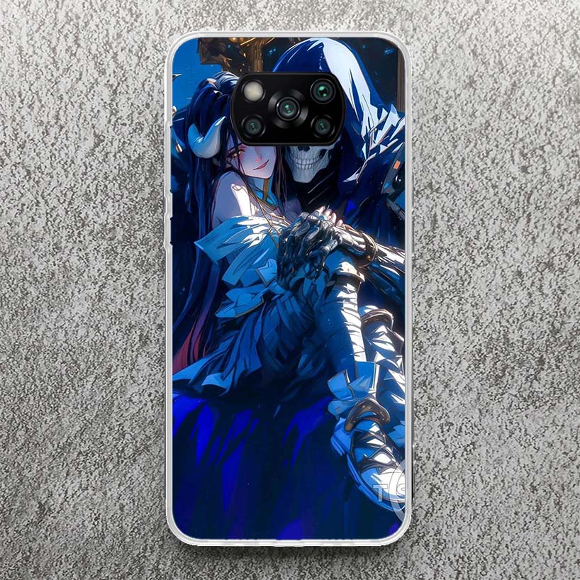 Albedo Overlord Anime Print Soft Case for Xiaomi Poco X7 X6 X5 X4 X3 Nfc Phone Shell F7 Ultra F6 F5 Pro F4 GT M6 M5S M3 Pattern