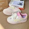 Pink Platform White Shoes Women's Summer New Board Shoes Versatile Casual Bread Shoes