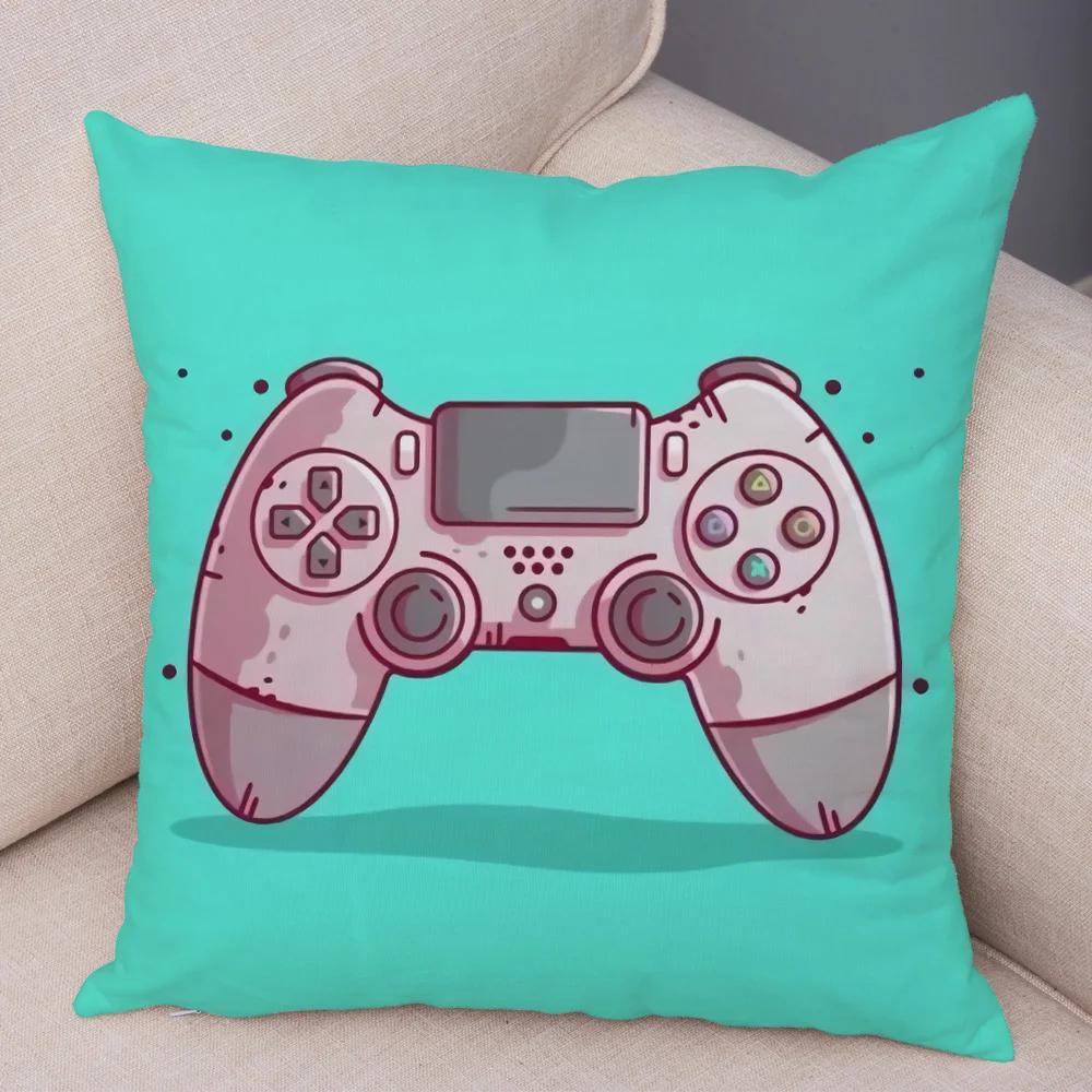 Game Room Decoration  Player Dazzle Handle Series Pillowcase Home  Boy's  Bedroom  Cushion Cover