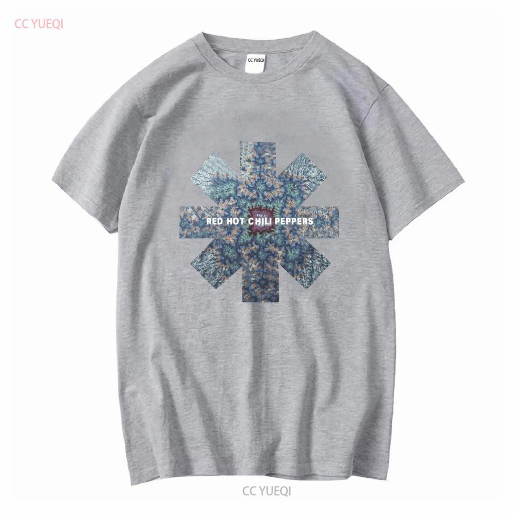 Red Hot Chili Pepper Kaleidoscope White T Shirt long or short sleeves vintage Washed graphic Versatile Soft Casual
