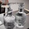Japanese Striped Creative Baijiu Bullet Wine Decanter and Shot Glass Set