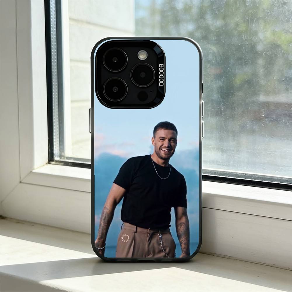 S-Singer L-Liam Payne Phone Case For iPhone 17,16,15,14,13,12,11 Plus,Pro Max,XS,Colorful Silver Phone Case Funda Cover