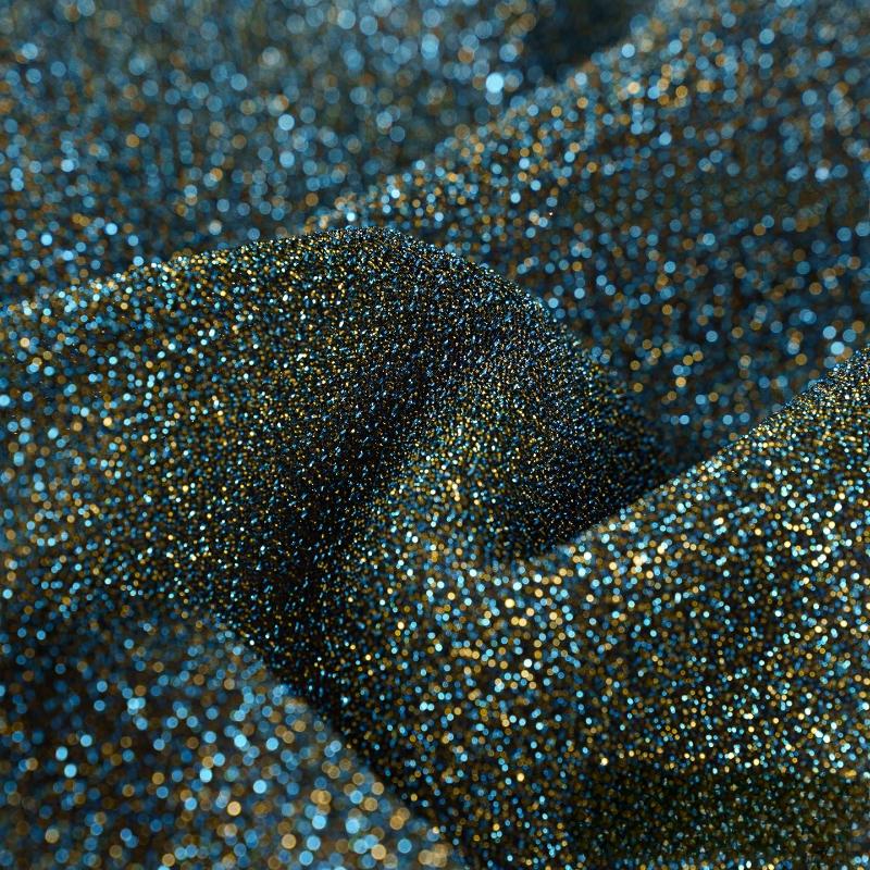 Oboustranná třpytivá hvězdná sametová látka Jasně hedvábná třpytivá sametová látka Nenatahovací pro DIY šití šatů Cheongsam