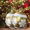 60CM Xmas Decorative Ball PVC Christmas Inflatable Ball Colorful Versatile Porch Courtyard Ornaments