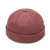 Winter Autumn Corduroy Beanie Hats Solid Color Landlord Hat Streetwear Hip Hop Brimless Hat Adjustable Docker Cap Wholesale