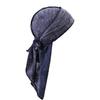 Cappello Pirata Traspirante, Fascia per la Testa Vintage con Strappi e Nastro Regolabile, Cappello Bandana in Tessuto Lavato Stile Streetwear per Uomini Donne