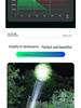 LED Dual Battery Induction Zoom Headlamp for Night Fishing