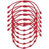 2-50pcs Diamond Knot Red Rope Bracelet Hand Woven for The Year of The Horse Zodiac Year Red Rope for Couples Handmade Jewelry