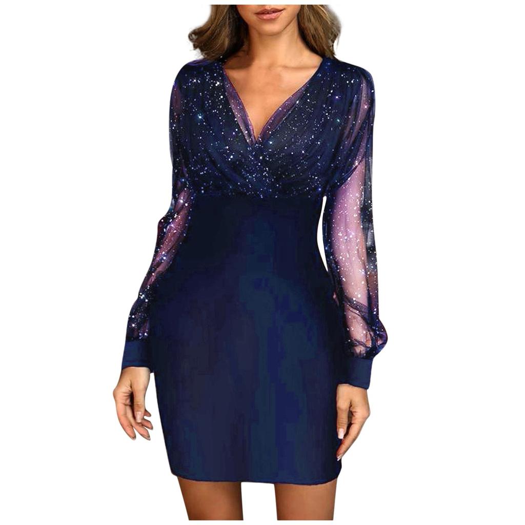 Damesmode pailletten sexy nieuwe zomer zwarte retro elegante feestclubjurk