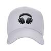 Headphones Graphic Baseball Cap Unisex Polyester Cool Music DJ Adjustable Outdoor Sports Cap