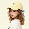 New Breathable Baseball Cap Embroidered Dog Sun Protection Duckbill Hat Korean Style Bow Tie Sun Hat Spring/Summer Caps