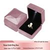 Diamond-Faceted Light-Up Jewelry Box for Rings, Bracelets, and Necklaces