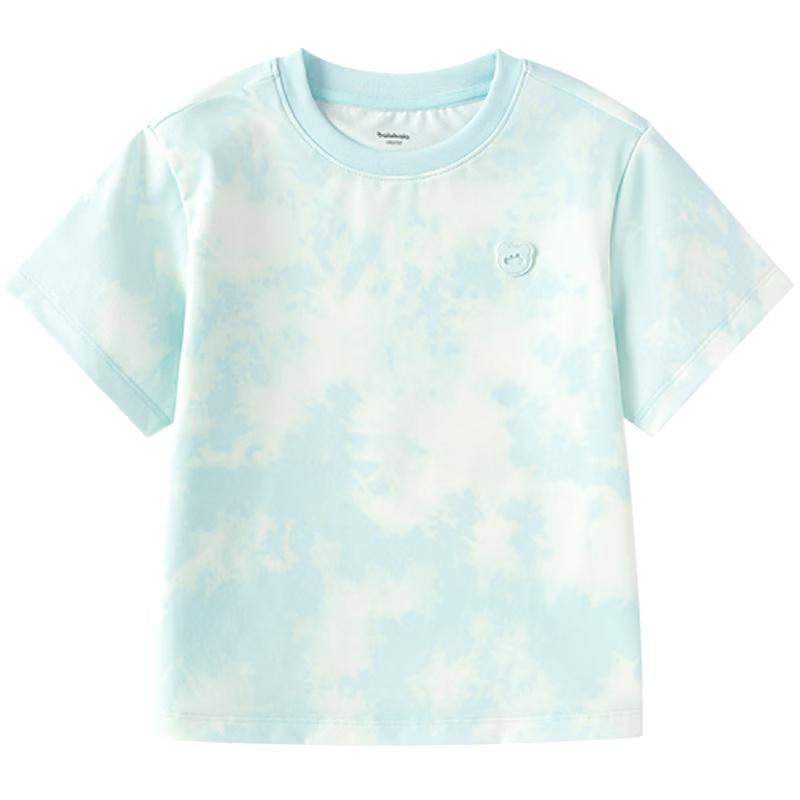 Balabala Boys  Summer Tie-Dye Short Sleeve T-Shirt 130