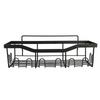 Shower Shelves Metal Space Saving Anti Deformation Wall Mounted Adhesive Shower Caddy for Bathroom Toilet