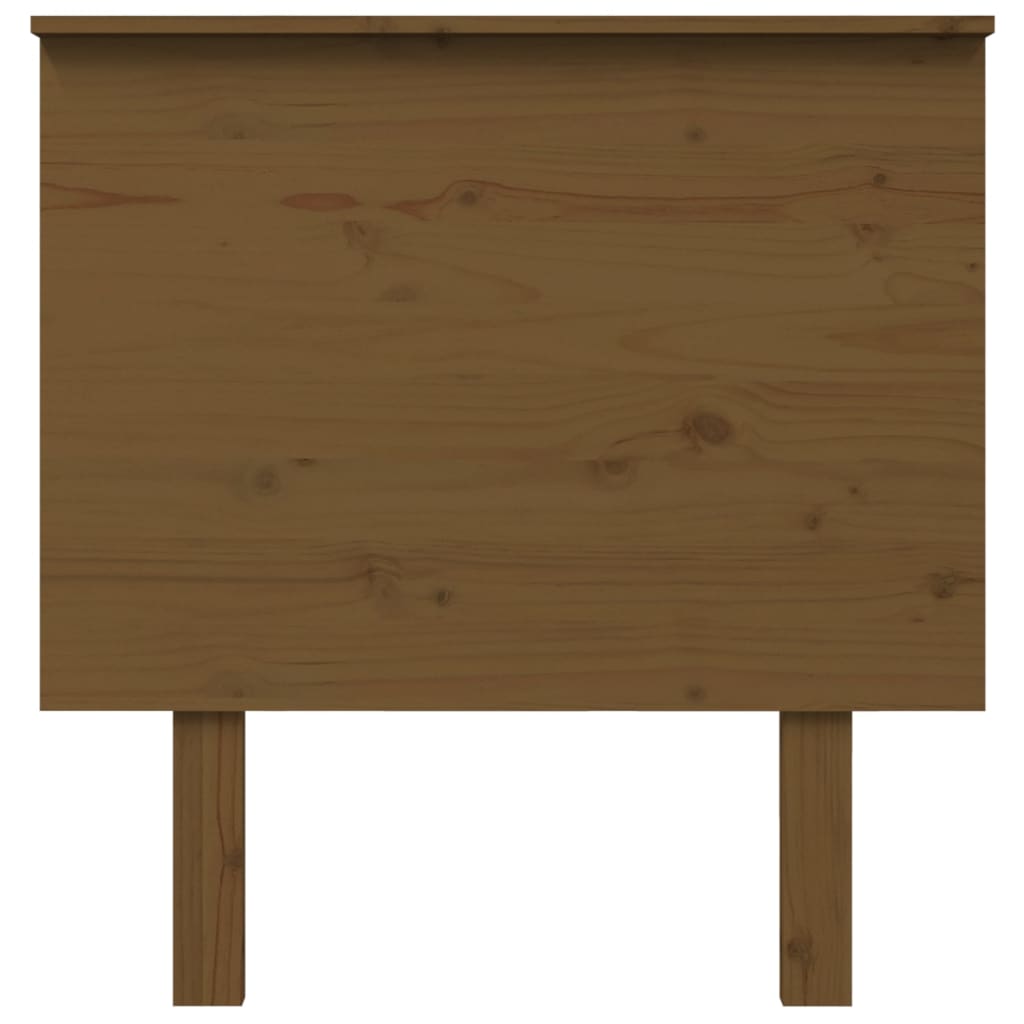 Headboard Honey Brown 79 X 6 X 82.5 Cm Solid Pine Wood