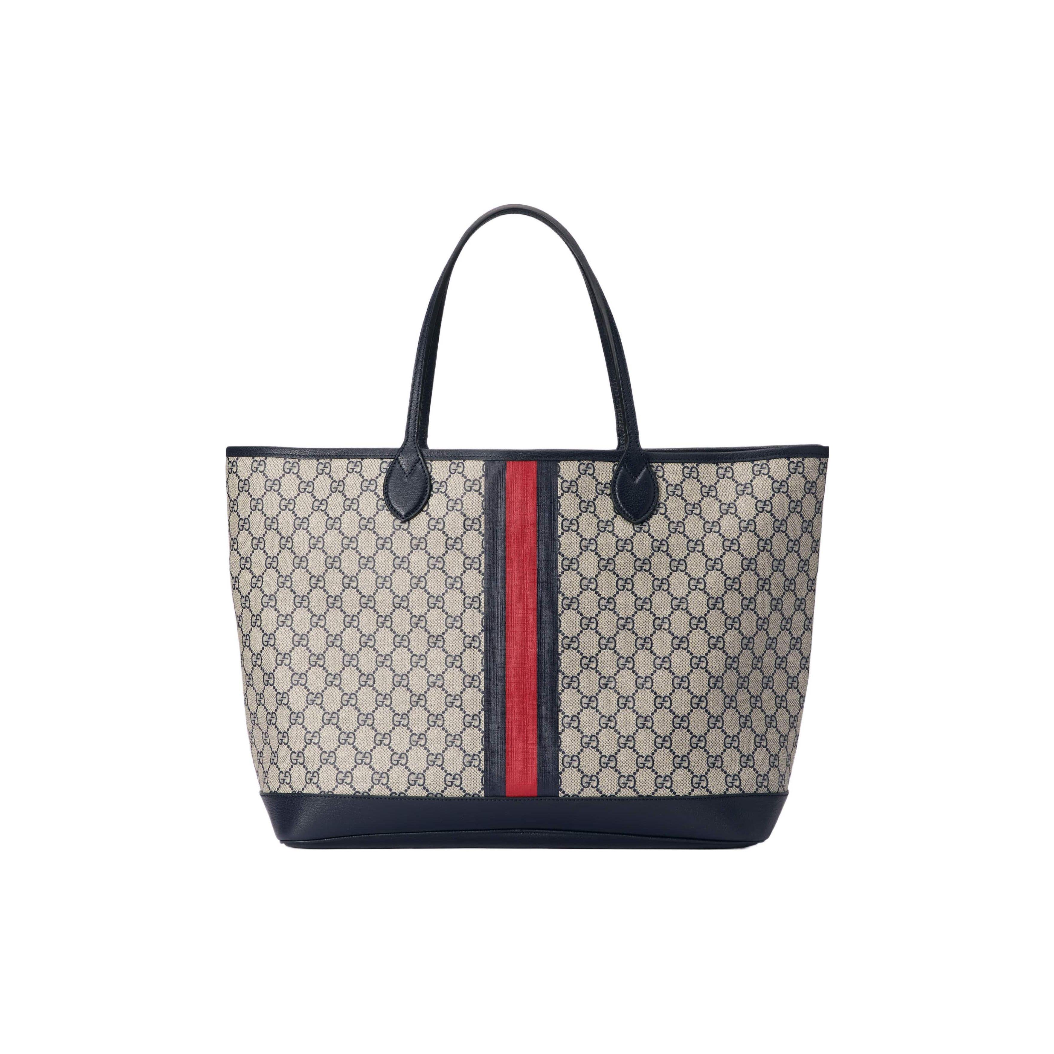 

Gucci Ophidia Сумка-тоут з тисненим логотипом, великої місткості, з канви та шкіри, чоловіча, 726755-2YGAT-8562 Shopping Bag Set(Basic Set+Shopping Bag)