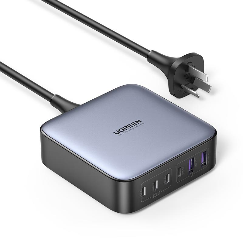 

UGREEN 100W GaN Багатопортовий Швидкий Настільний Зарядний Пристрій з PD