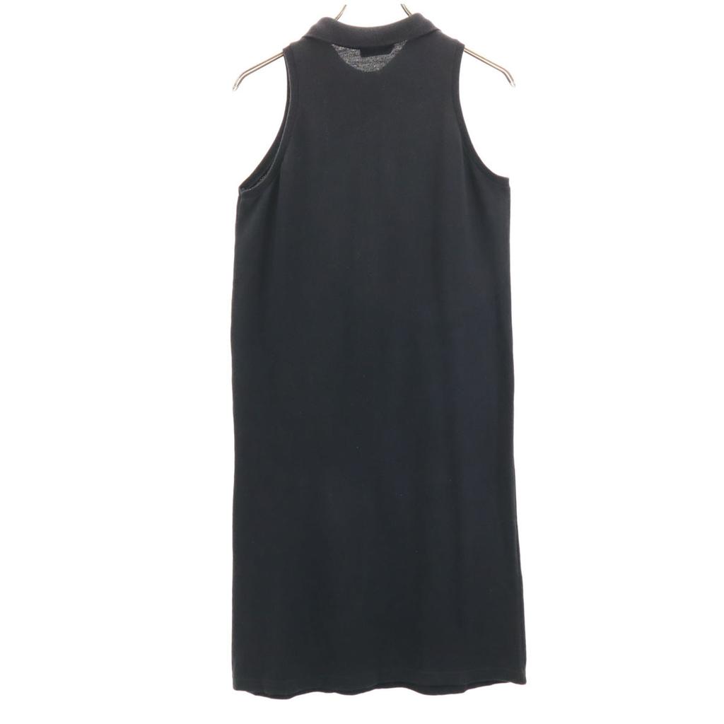 FENDI made in Italy No sleeve Polo one piece 44 black Fawn Women Used