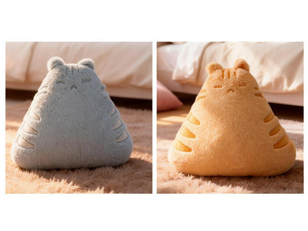 Mountain Cat Memory Foam Seat & Lumbar Cushion for Office, Car, Sofa, or Bay Window