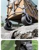 Outdoor Folding Camping Cart with Table and Picnic Storage