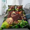 Monkey Cartoon Donkey Kong Bedding Set Without Sheet King Queen Double Full Twin Single Size Bed Linen Set