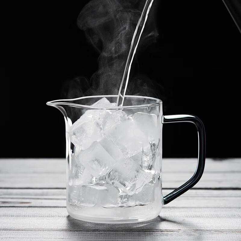 Meisini Glass Tea Infuser Cup with Lid & Handle