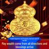 Open Door Gourd Gold Foil Sticker: Attract Wealth & Prosperity with Eight Directions Shoe Cabinet Design.