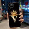 Glitter Crown Lucky Letter Pattern Shockproof Couple Phone Case For Doogee Note 58 58 Pro Casing Soft Silicone Black Cover