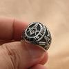 Vintage 316L Stainless Steel Masonic Letter Ring for Men Women Free Mason Masonic G Ring Fashion Vintage Jewelry Gift Wholesale