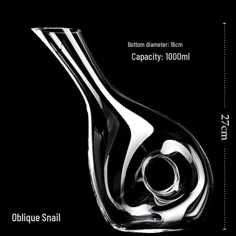 Snail Glass Wine Decanter