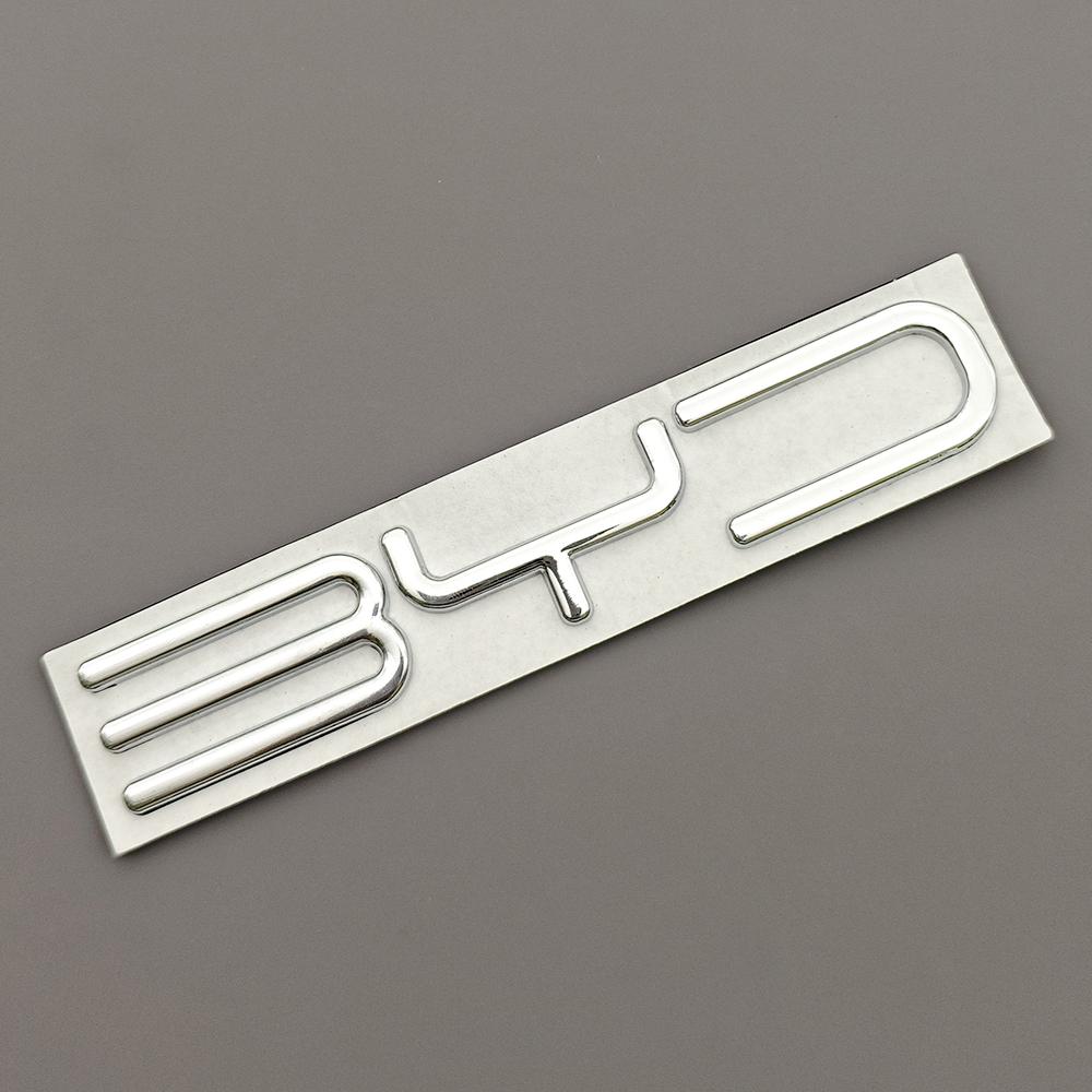 3D kovové logo BYD Odznak emblému auta Zadní samolepka na kufr Příslušenství pro BYD Atto 3 Shark 6 Seal U Dmi Dolphin Sealion 7 Song Plus