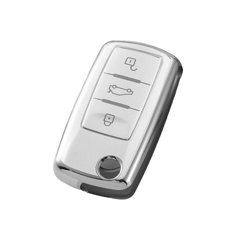 Volkswagen, BYD, Changan, Geely, Baojun Sandfärgad Bilnyckel Fodral - Nya Modeller Finns