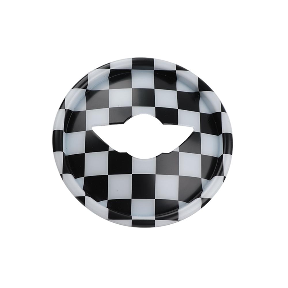 Car Steering Wheel Center Decorative Sticker Cover For MINI ONE Cooper S JCW F54 F55 F56 F57 F60 Countryman Decal Accessories
