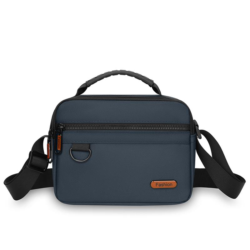 

Мужская модная сумка кроссбоди - Легкая маленькая наплечная сумка-мессенджер (Стильная и элегантная повседневная сумочка для ежедневного использования) синий