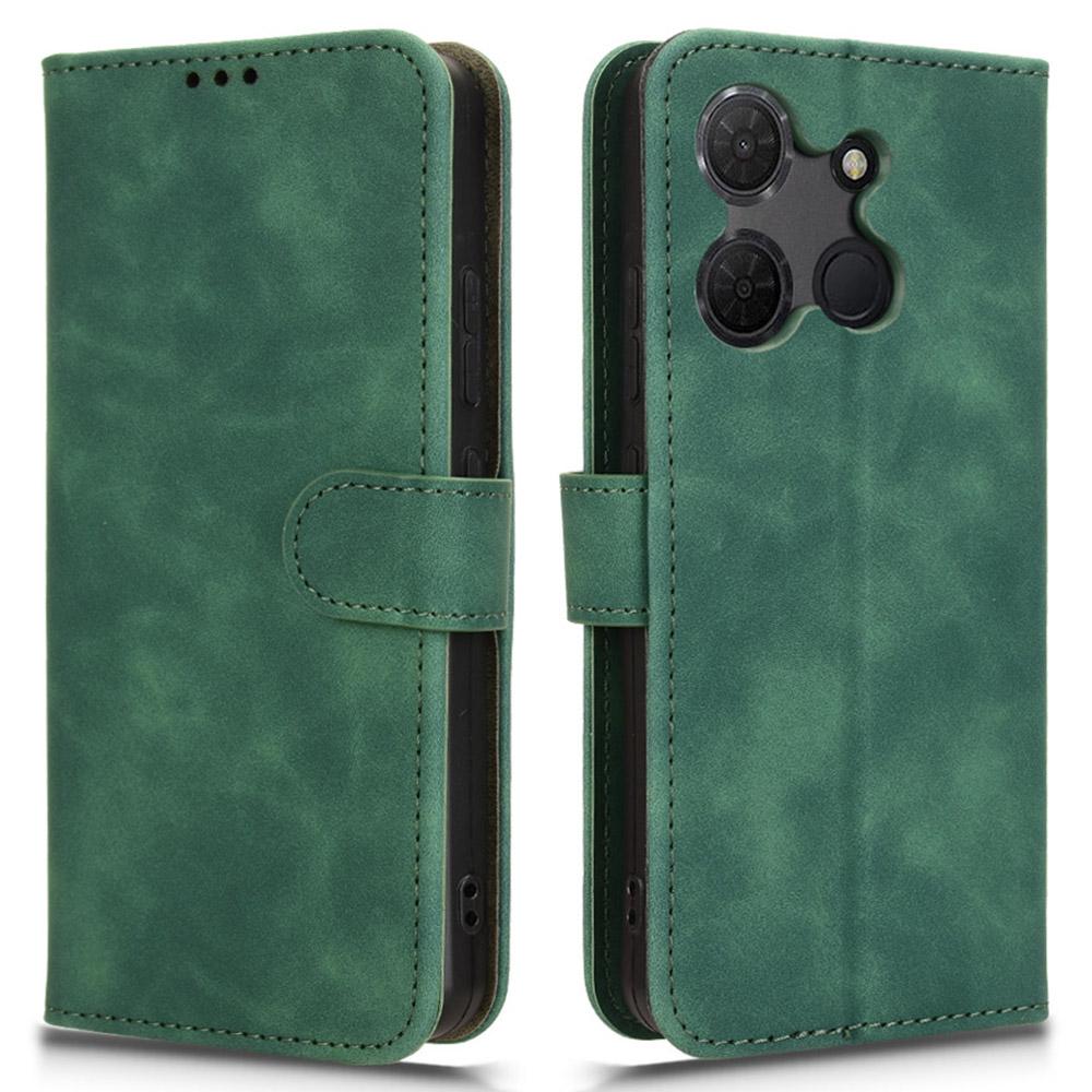 Für TCL 503 Lederhülle Skin-Feel Anti-Drop Brieftasche Klapphülle