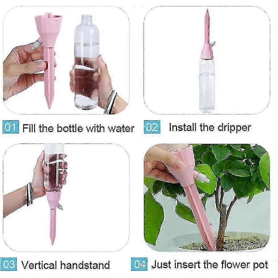 12pcs Drip Irrigation Kit, Automatic Watering System With Adjustable Valve For Indoor And Outdoor Plants