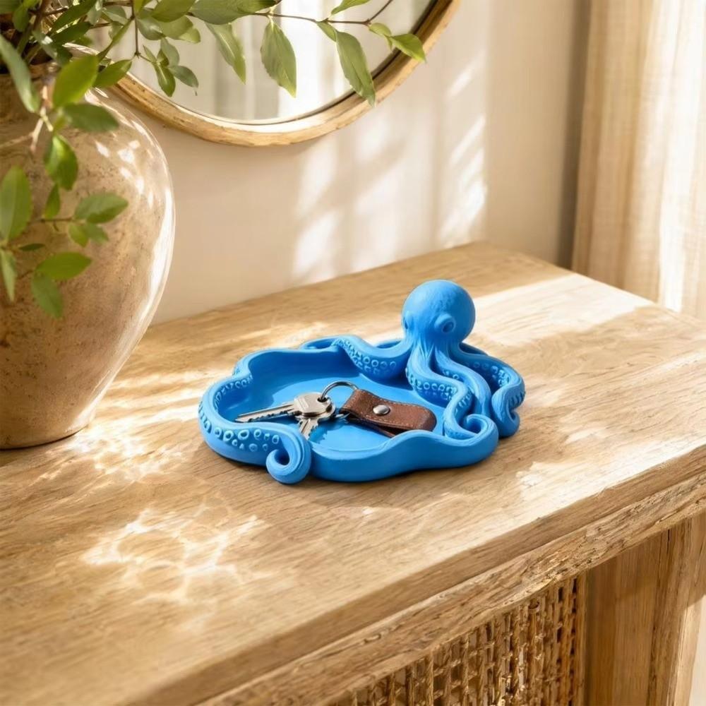 3D Printed Jewelry Storage Tray Creative Necklace Display Plate Bracelets Organizer Gift