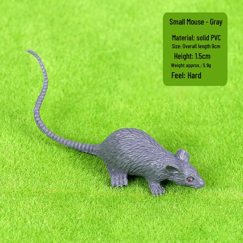 

Simulation Mouse Prop: White/Gray/Black for Teaching, Photography, Pranks, and Toys