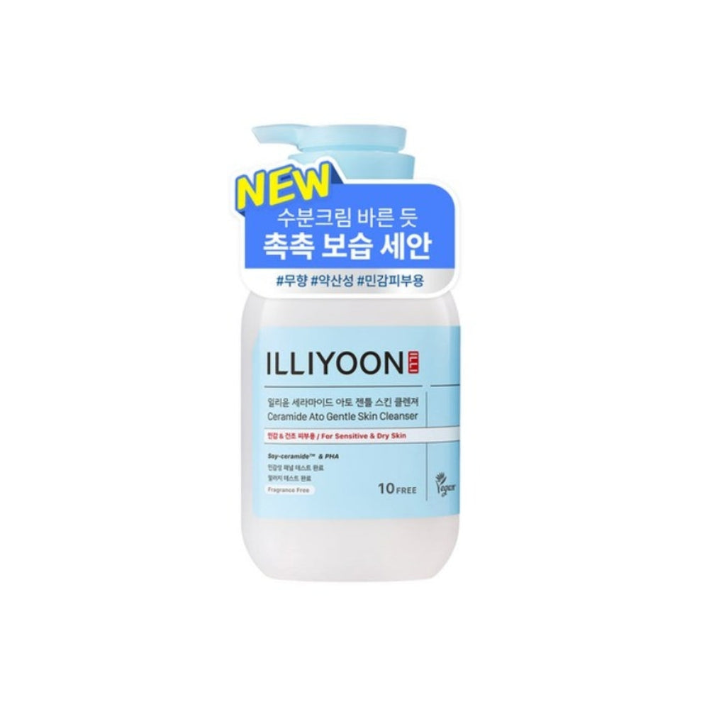 

Illiyoon Ceramide Ato Мягкое очищающее средство для кожи 400 мл*1 шт/2 шт 1Pc