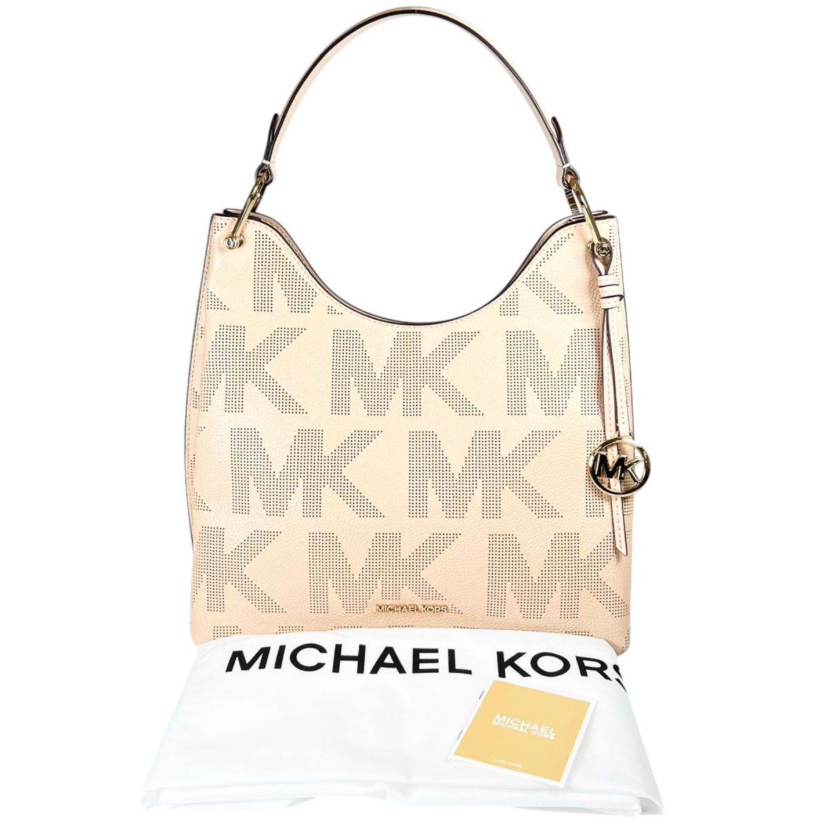 

Michael Kors Large capacity Joan Slouchy Tote Bag leather beige Women 35T1GV9L3L Used