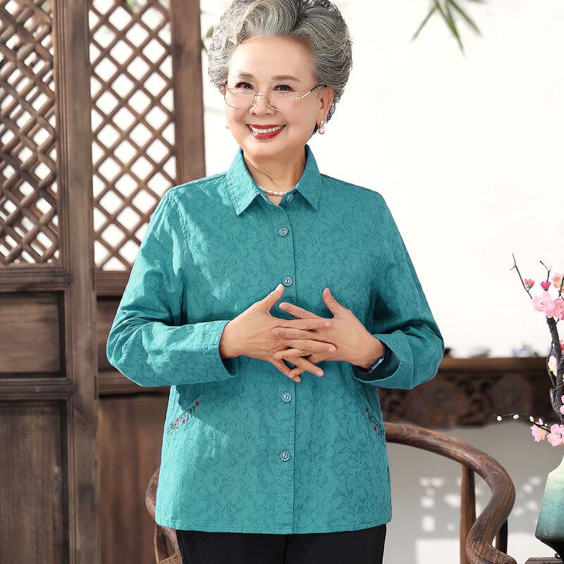 

YUZHAOLIN Women s Cotton Linen Long Sleeve Casual Shirt 3XL