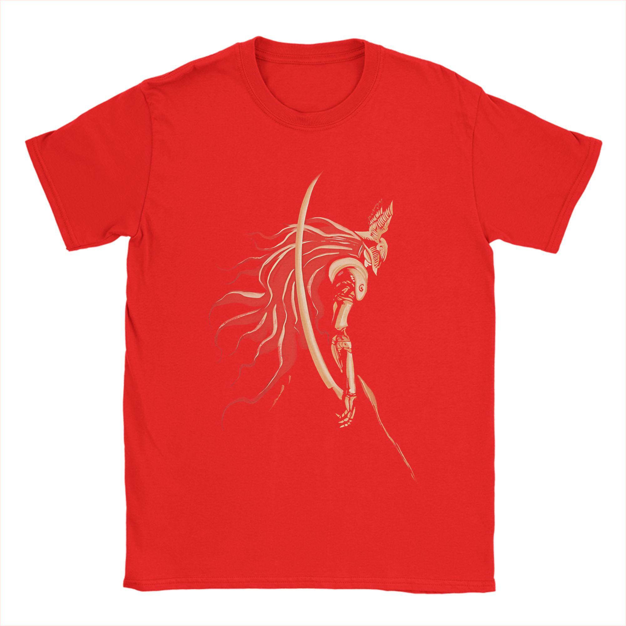 Malenia Blade Of Miquella T-Shirts for Men  Humorous 100% Cotton Tee Shirt Round Neck Short Sleeve T Shirt Unique Tops S