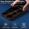 XDcase 5pcs / Pack Silk Screen Printed Anti-Peep Tempered Glass Screen Protector