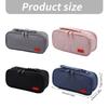 High Capacity Pen Case with Handle 5 Section Canvas Pencil Case Large Pencil Pouches Travel Cosmetic Bag 24x8.5x11cm